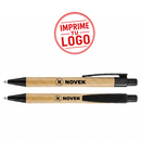 Boligrafo Bamboo Sustenta (Negro, Impresion Un Color)