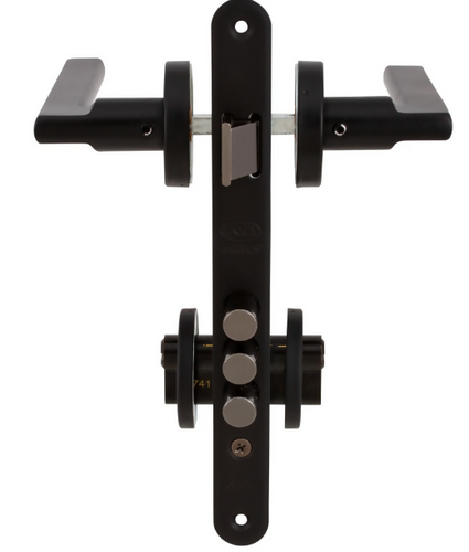 Cerradura Embutida Milano Black B60 Oficina