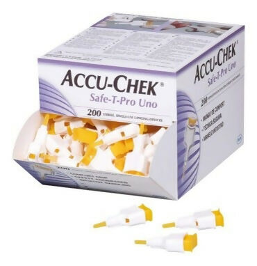 DM 3 ACCU-CHEK SAFE T PRO ONE CJ. X 200 LANCETAS