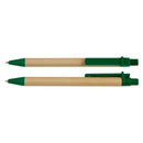 Boligrafo Ecologico ( Verde, Impresion Un Color)