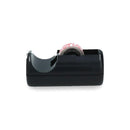 Dispensador Cinta Adhesiva Negro De Escritorio