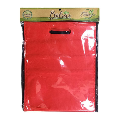 Bolsas Tnt 31X25 Rojo X 10 Un FIESTAMANIA