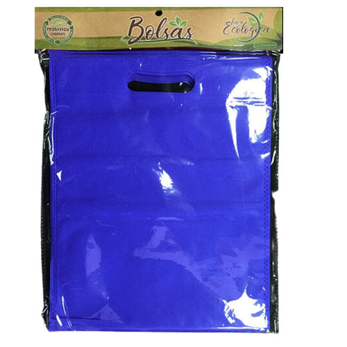 Bolsas Tnt 31X25 Azul X 10 Un FIESTAMANIA