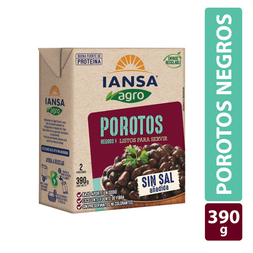 Porotos Negros Tetra 390 Gr