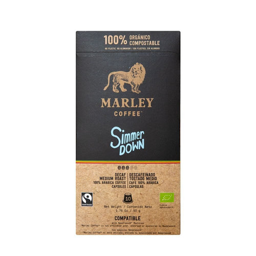 Cápsula Simmer Down Decaf 10 X 50 Gr MARLEY 