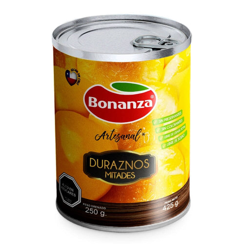 Durazno Mitades 425 Gr BONANZA 