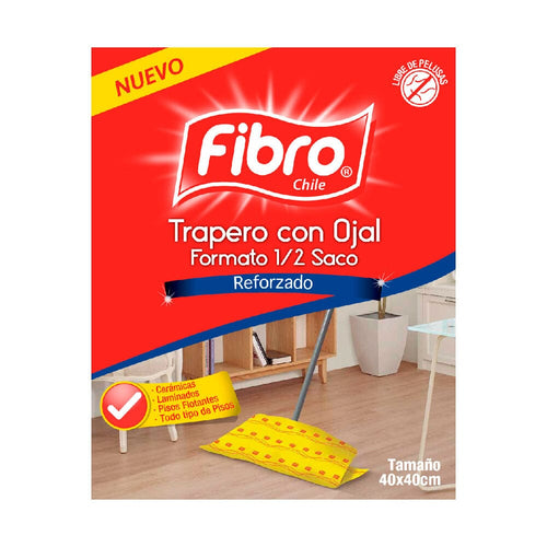 Trapero Sintetico Con Ojal 40 X 40 Cm FIBRO 