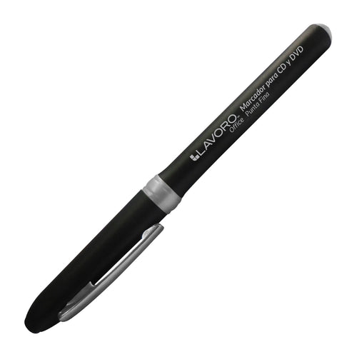 Marcador Permanente Para Cd Negro Punta Fina