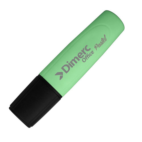 Destacador Escritorio Menta Pastel Punta Biselada