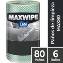 Paño Limpieza Max80 Verde Rollo 80 Hojas