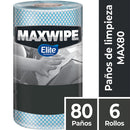 Paño Limpieza Max80 Azul Rollo 80 Un