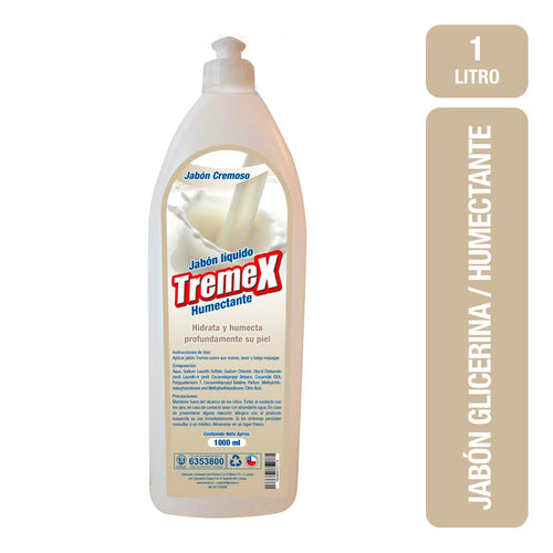 Jabón Liquido Con Glicerina Cremoso 1 Lt