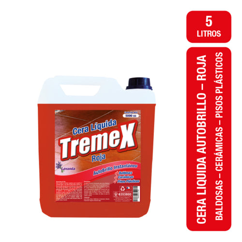 Cera Liquida Autobrillo Roja 5 Lt