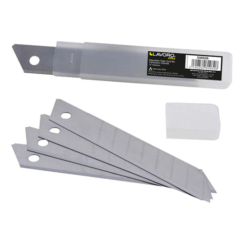 Repuesto Hoja Cuchillo Cartonero Grande 10 Un