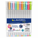Lápiz Fibra 0.4 mm 12 Colores Pastel