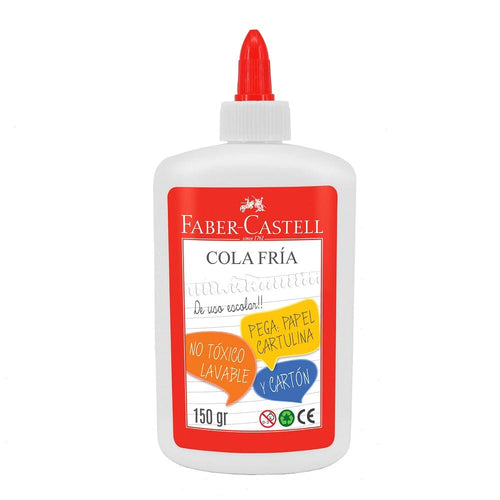 Cola Fría Escolar Lavable 150 Gr FABER CASTELL 