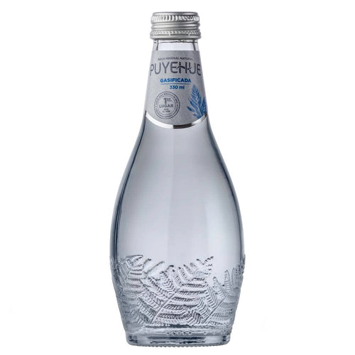 Agua Mineral Con Gas Envase De Vidrio 330 Cc PUYEHUE 