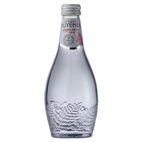 Agua Mineral Sin Gas Envase De Vidrio 300 Cc PUYEHUE 