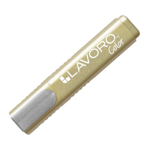 Destacador Escritorio Punta Biselada Amarillo Metal