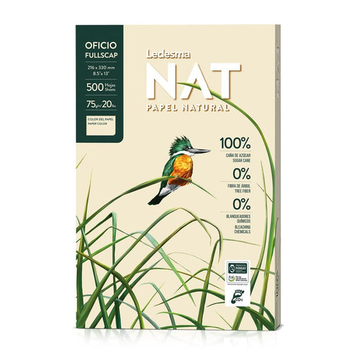 Papel Fotocopia Ecológico Multi Oficio 75 Gr 500 Hojas LEDESMA NAT 