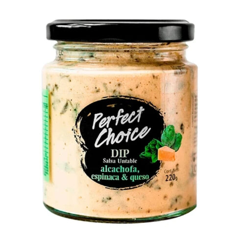Dip Alcachofa Espinaca Y Queso 225 Gr PERFECT CHOICE