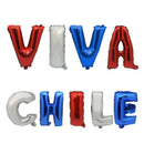 Globo Metálico Viva Chile