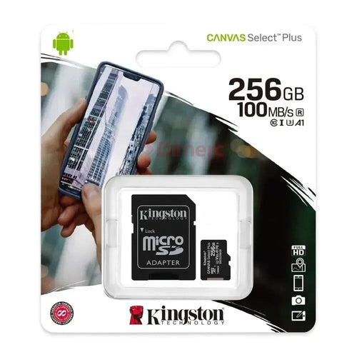Memoria Micro Sd Hc 256Gb 100Mb/S C10+ Adp KINGSTON
