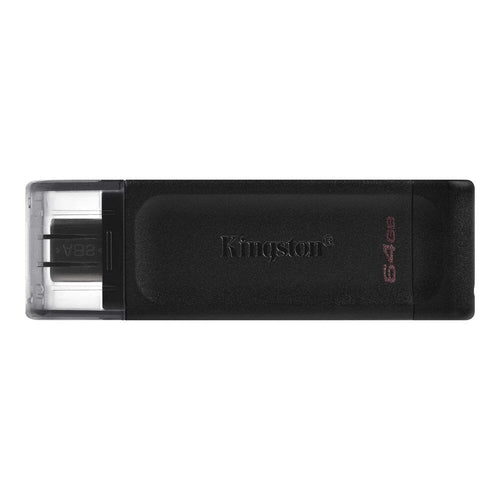 Pendrive Type C 64Gb Usb-C3.2 Negro Dt70 Dt70/64Gb KINGSTON 
