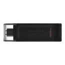 Pendrive Type C 128 Gb Usb-C3.2 Negro Dt70 Dt70/128Gb KINGSTON 