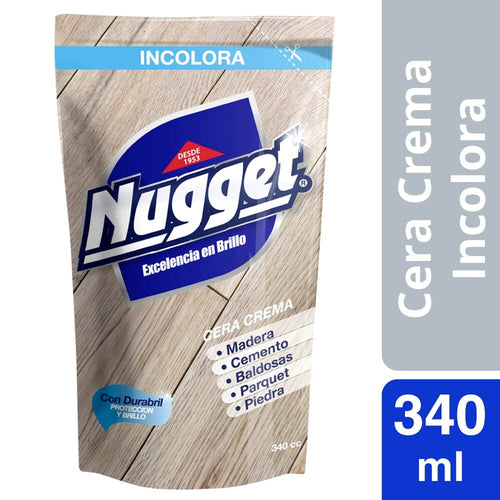 Cera Crema Doypack Incolora 340 Ml NUGGET 