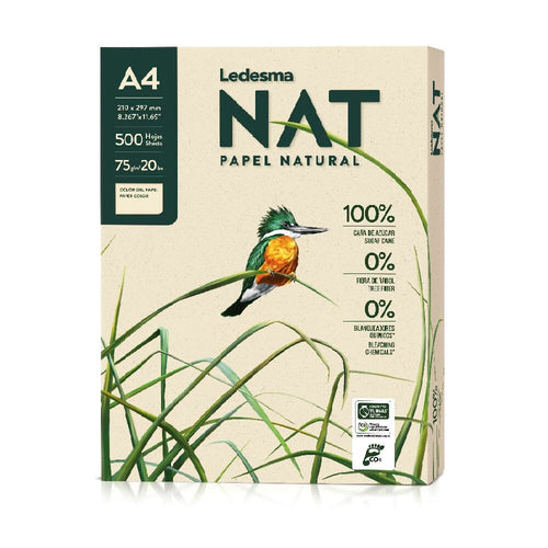 Papel Fotocopia A4 75 Gr 500 Hojas NAT 
