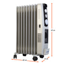 Radiador Oleoeléctrico 2000W RB2209TP