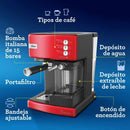 Cafetera Prima Latte Roja
