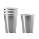 Vaso Carton 7 Oz Plateado Matallico X7 FIESTAMANIA