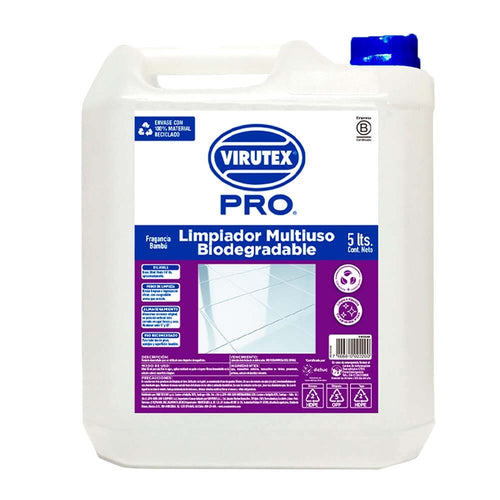 Limpiador Multiuso Biodegradable Bambú 5 Lt VIRUTEX PRO 