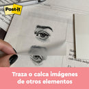 Nota Adhesiva 654 Transparente 73X73Mm 1 Un 36 Hojas