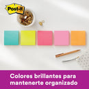 Nota Adhesiva 654 Neón 76X76 Mm 135 Hojas Super Sticky