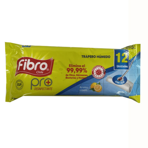 Trapero Húmedo Desinfectante Limon 10 Un