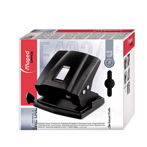 Perforadora Mediana Metal 30-35 Hojas MAPED