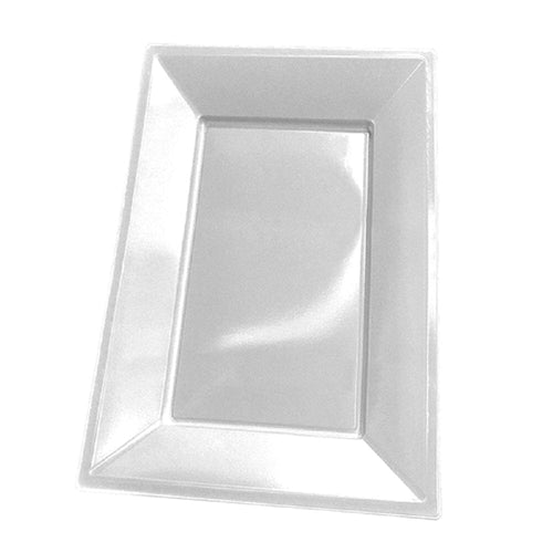 Bandeja Rectangular Grande Blanco X3 Unidades FESTIVITY