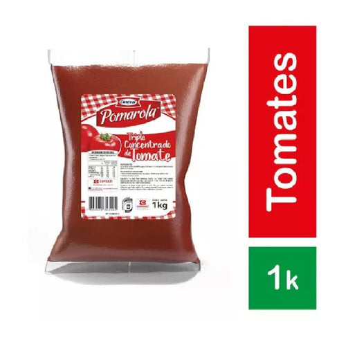 Salsa De Tomate Pomarola Triple Concentrado 1 Kg POMAROLA 