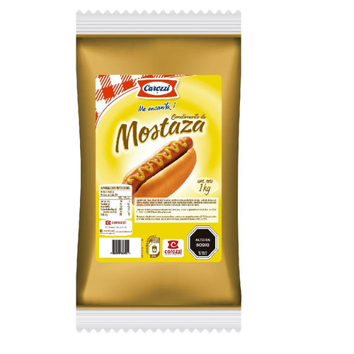 Mostaza 1 Kilo Unidad ALIMENTOS CAROZZI 