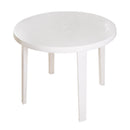 Mesa Valencia Redonda Blanca 90Cm Diametro WENCO 