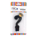 Vela Corona Numeral ? X 1 Un FECO