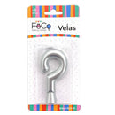 Vela Numeral Plateado ? X 1 Un FECO