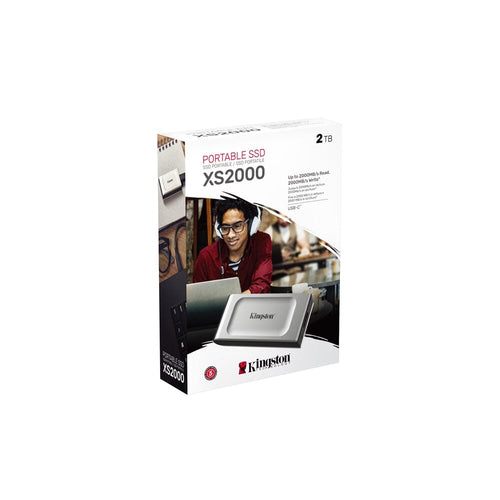 Disco Duro Externo Ssd 2Tb Xs2000 Blanco KINGSTON