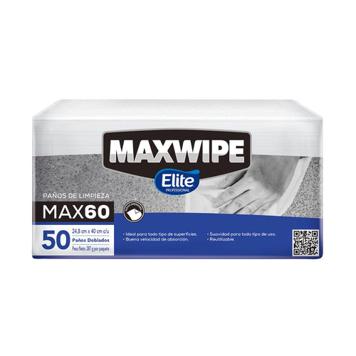 Paño Maxwipe 60 Doblado X 50 Un