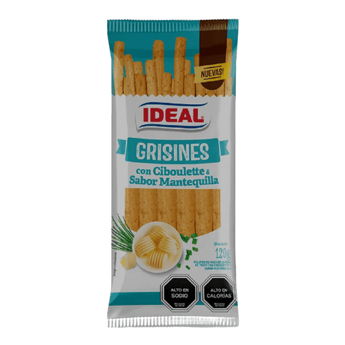 Grisin Mantequilla Ciboulette 120 Gr IDEAL