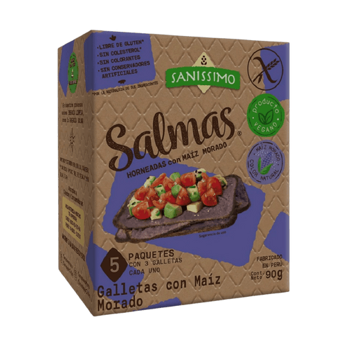 Salmas Maiz Morado 5 Un 90 Gr SANISSIMO