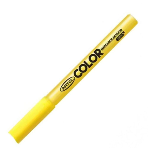 Marcador Acrílico Amarillo 1 Mm